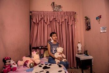 Stefanny Villamizar tenía 2 cuando