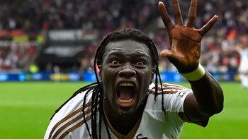 Gomis suele festejar siempre del