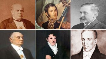 Los nombres de los próceres