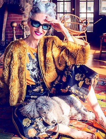 Linda Rodin, de Chelsea. La instagrammer y su perro son furor en redes