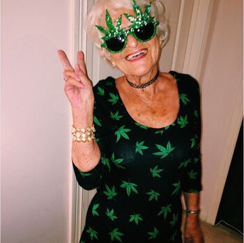 Helen Van Winkle, de Kentucky, tiene 90 años