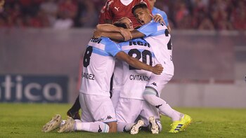 La celebración de Racing: ganó