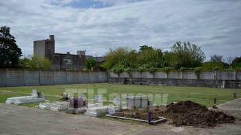 Una postal del sector trasero