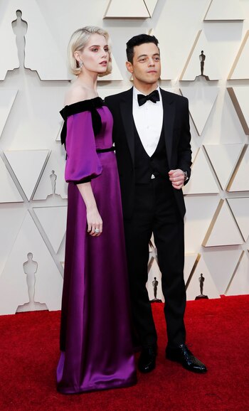 Rami Malek y Lucy Boynton. Se