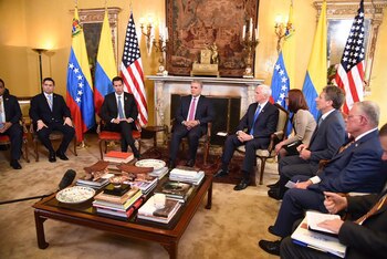 Juan Guaidó tuvo un encuentro