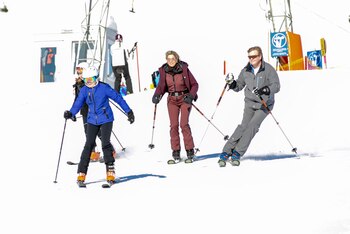 Alexia, Máxima y Guillermo disfrutan