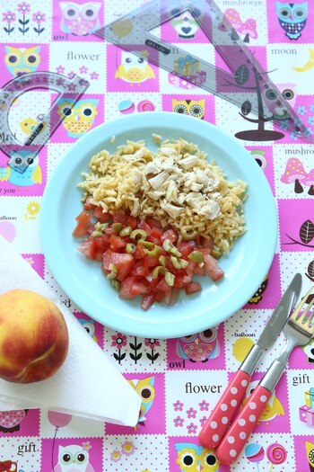 Vianda 1: arroz con pollo