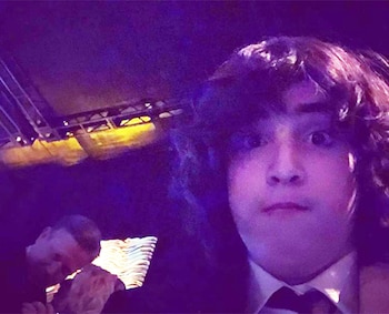 Olmo Teodoro y su selfie