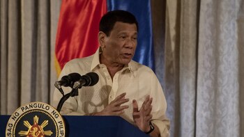 El presidente de Filipinas, Rodrigo