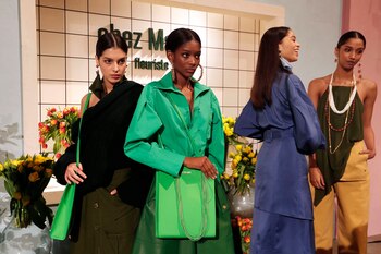 Las tonalidades verdes, ocres y