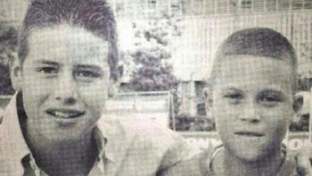 James Rodríguez y Juanfer Quintero