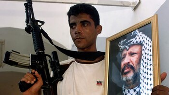 Zakarya Zubeidi durante la Segunda