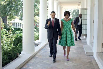 Junto a Barak Obama, 27