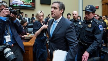 Michael Cohen testificó en contra de Donald Trump este miércoles (Foto: EFE)