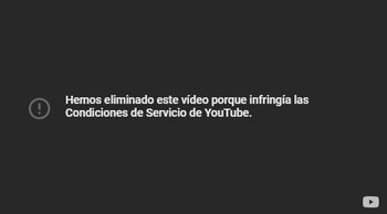 El video fue retirado, pero