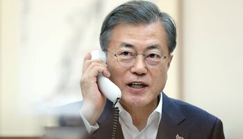 Trump llamó a Moon desde