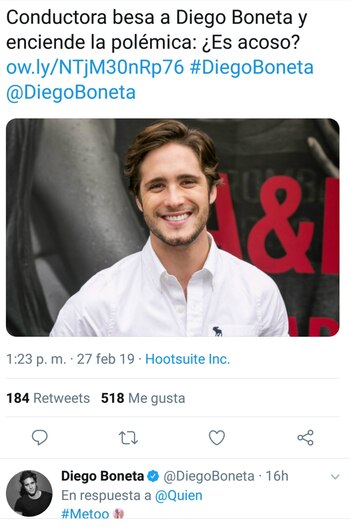 La respuesta de Boneta (Twitter)