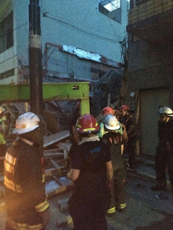 No hubo personas atrapadas entre