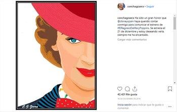 Tiene más de 205 mil seguidores en Instagram (@conchagzaera)