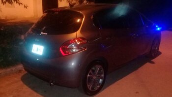 El Peugeot donde se encontró