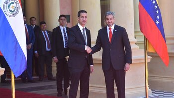 Juan Guaidó fue recibido por