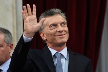 Mauricio Macri en la apertura