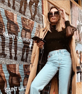 Michelle Salas en una fotografía de su cuenta en Instagram.