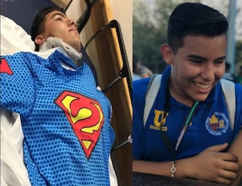 Compañeros del joven héroe compartieron