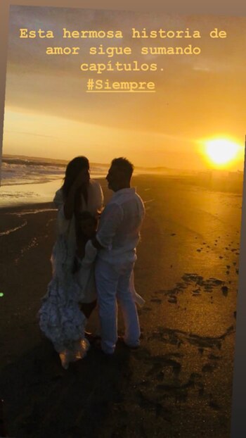 El atardecer de hoy, a