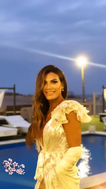 Un look muy natural.