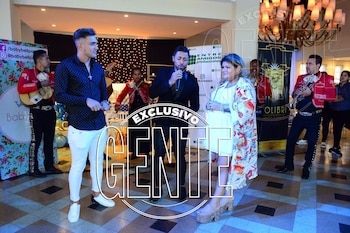 Tras un show de Mariachis, el cantante Cristian Fontán sorprendió a More y a Facu con covers de Luis Miguel (favoritos de la futura mamá), coronando la tarde de celebración.