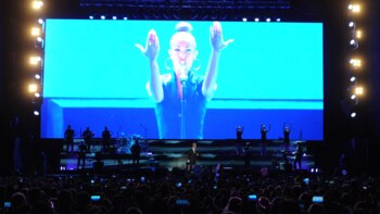 Mollie en el show de