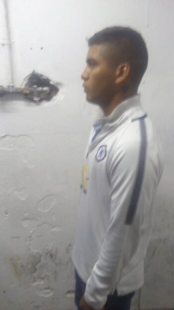 Alexis Gamarra fue detenido por la Policía dentro del predio de Villa Domínico de Independiente por robarle a un chofer de Uber