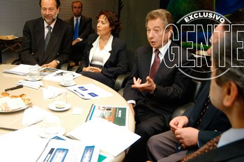 Franco Macri, en una reunión