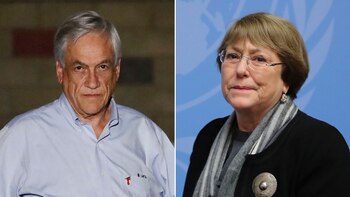 Sebastián Piñera y Michelle Bachelet