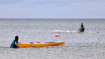 La rionegrina Cecilia Collueque se quedó con el primer lugar en canotaje durante la primera jornada