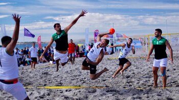 El nivel del handball sobre la arena fue muy alto durante esta edición de los Juegos Nacionales de Playa 2019