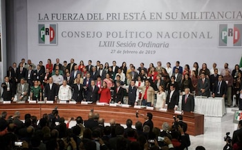 El PRI celebra este lunes