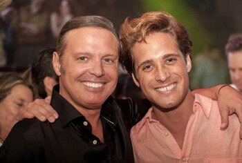 Luis Miguel con Diego Boneta,