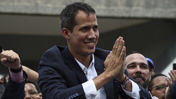 El presidente interino de Venezuela,