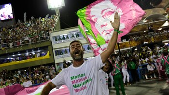 El diputado Marcelo Freixo desfiló