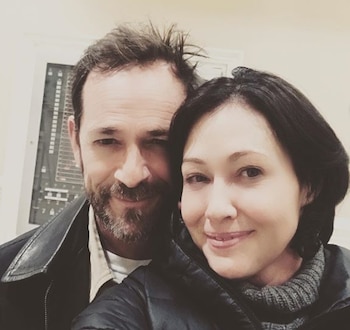 Luke Perry y Doherty en