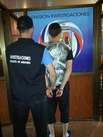 El joven fue arrestado ayer