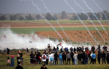 Palestinos se enfrentan a tropas