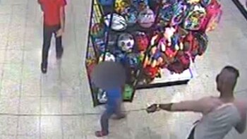 El momento exacto del ataque: