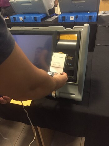 Una de las lectoras de