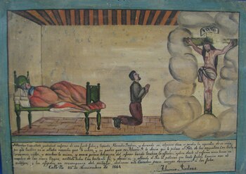 Los exvotos son muestra de