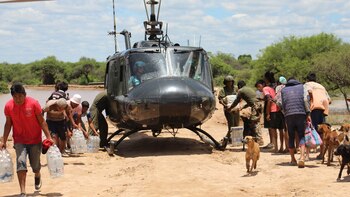 Soldados abocados a tareas de ayuda