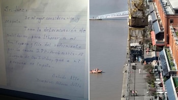 La presunta nota suicida de