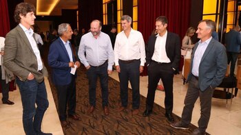 Los principales dirigentes del radicalismo